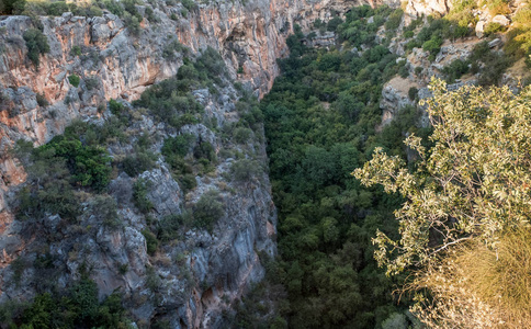 梅尔辛土耳其 Silifke 区天堂峡谷鸟瞰图