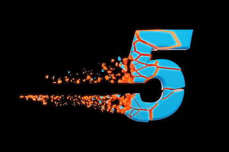 粉碎快速的赛车字体.3d 在黑色背景下呈现隔离 照片