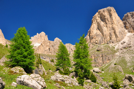 Valle del Vajolet 中白云岩，Italien 阿尔卑斯山