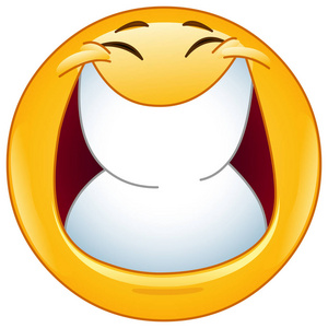 开心的咧着嘴笑图片