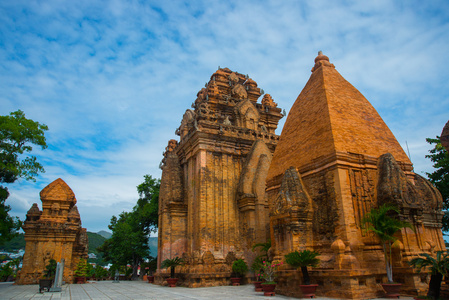 寺庙复杂蒲格尔，Ponagar 湛塔。芽 Trang.Vietnam