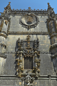 托马尔章家窗口。葡萄牙