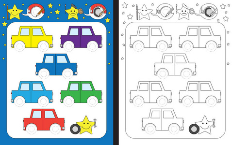 汽车轮胎虚线的追踪照片