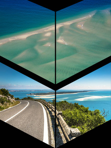葡萄牙辛特拉旅游照片拼贴画