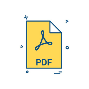 pdf 文件文件扩展名文件格式图标矢量 d