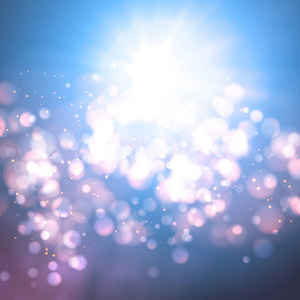 模糊的散景辉光背景, 节日闪耀照片