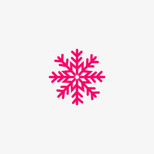 雪花 web 图标，矢量图