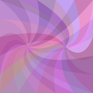 抽象双旋流背景矢量图形从旋转光线的紫色色调