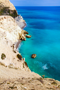 塞浦路斯的海岸线