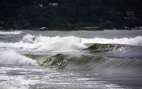 黑海的暴风雨日, Ordu, 土耳其