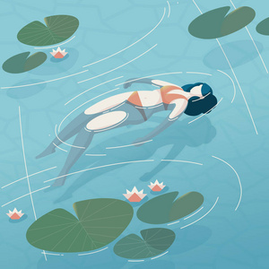 在水上漂浮图片 在水上漂浮素材 在水上漂浮插画 摄图新视界
