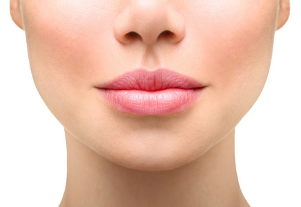 蒙古国女人丰满年轻女人闭上.的丰满嘴唇照片