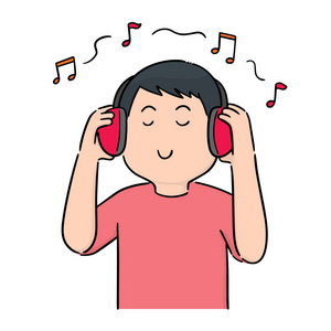 手绘卡通扬声器图片