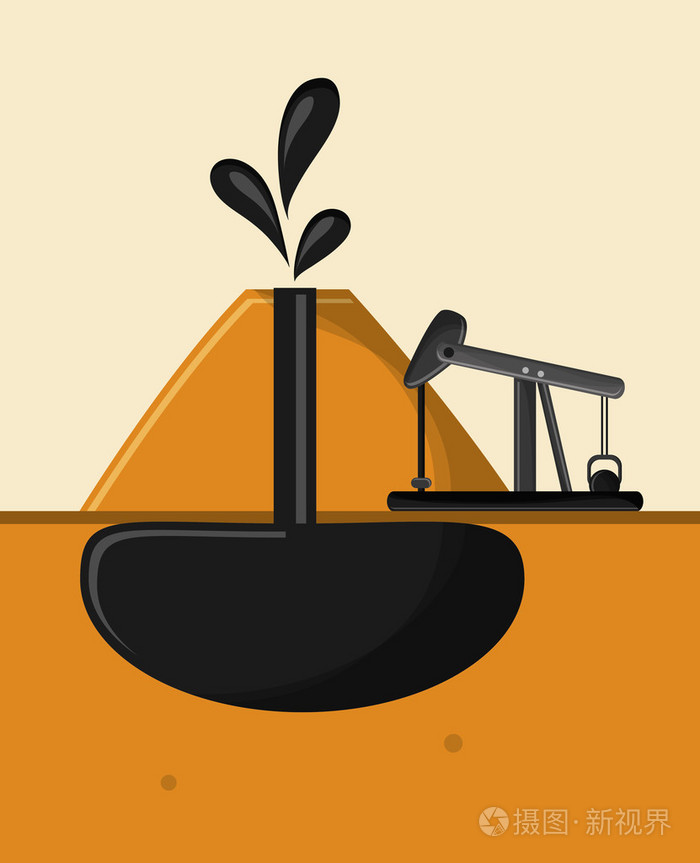 石油油提取和细化相关的图标图像