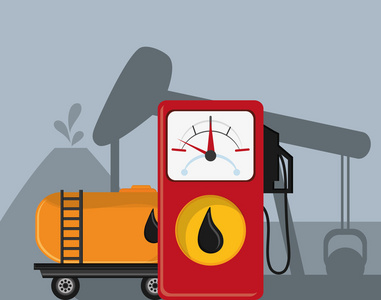 石油油提取和细化相关的图标图像