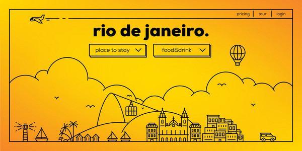 里约热内卢网站设计图片