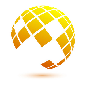 颜色矢量气球 logo 的网站设计。设计元素 寺