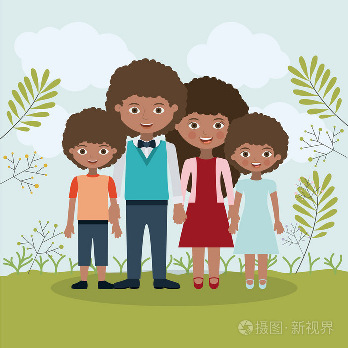 家庭关系肖像设计