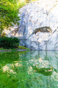 垂危的狮子纪念碑, 地标在卢塞恩 Luzern 瑞士