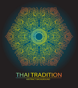 线泰国传统抽象