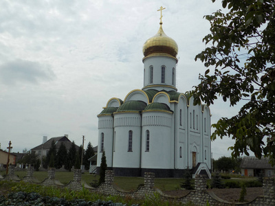 简单性和宏伟的东正教教堂