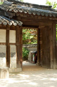 在韩国汉城的 Unhyeongung 宫