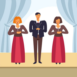 音乐唱诗班图片