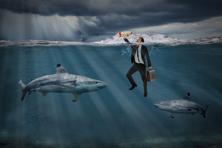 竞争激烈的商业概念照片