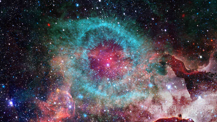 宇宙充满了恒星星云和星系这幅图像由美国国家航空航天局提供的元素