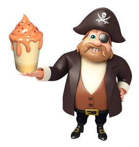 海盗与冰激淋照片