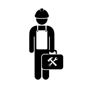 修理的人工作人员图标照片