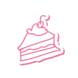一块蛋糕甜点