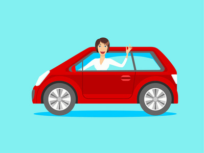 物流司机卡通人物图片