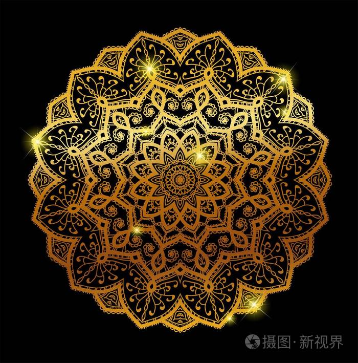 金色东方矢量曼荼罗