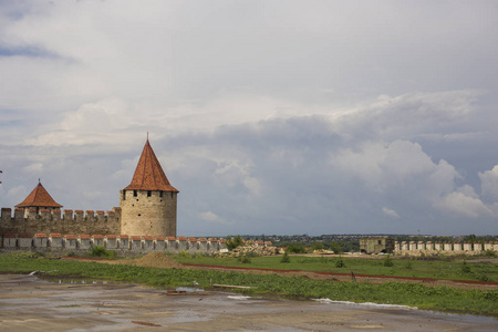 班德堡垒。欧洲东部的建筑纪念碑。奥斯曼城堡