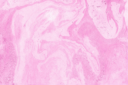 粉红色大理石背景与油漆飞溅纹理