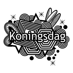 矢量插图。背景荷兰 Koningsdag 4月27日, 国王节。海报, 背景, 卡片, 横幅, 贴纸等的设计