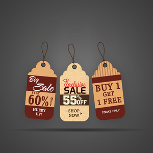 半价活动海报创意标签或标签设计.照片