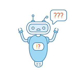 帮助 chatbot 颜色图标