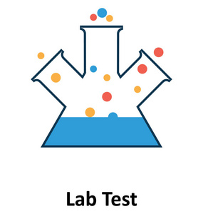 实验室实验隔离和矢量图标技术