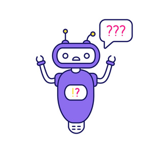 帮助 chatbot 颜色图标