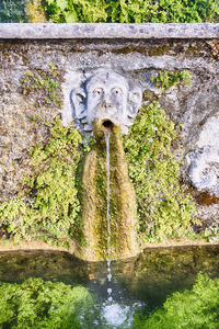 几百个喷泉，别墅埃斯特 Tivoli 意大利