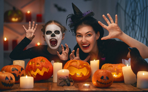 人们万圣节图片