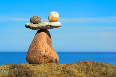 平衡重的石头