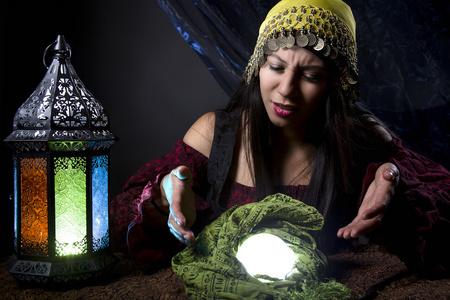 女算命先生照片