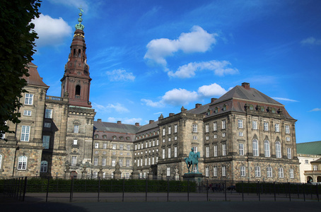 在哥本哈根，丹麦的克里斯蒂安堡宫