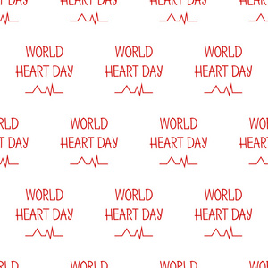 矢量图世界心脏日背景
