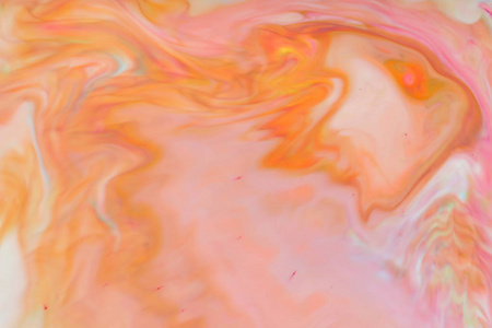 流体艺术。全息色彩背景。迷幻的背景模糊。液体颜料的抽象图案