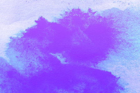 抽象手绘蓝色水彩飞溅在白皮书背景, 创意设计模板