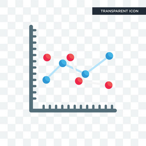 在透明背景上隔离的分析矢量图标, Analyt
